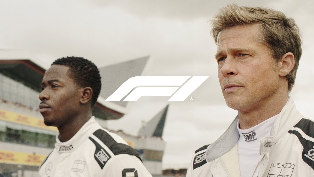Damson Idris and Brad Pitt in F1