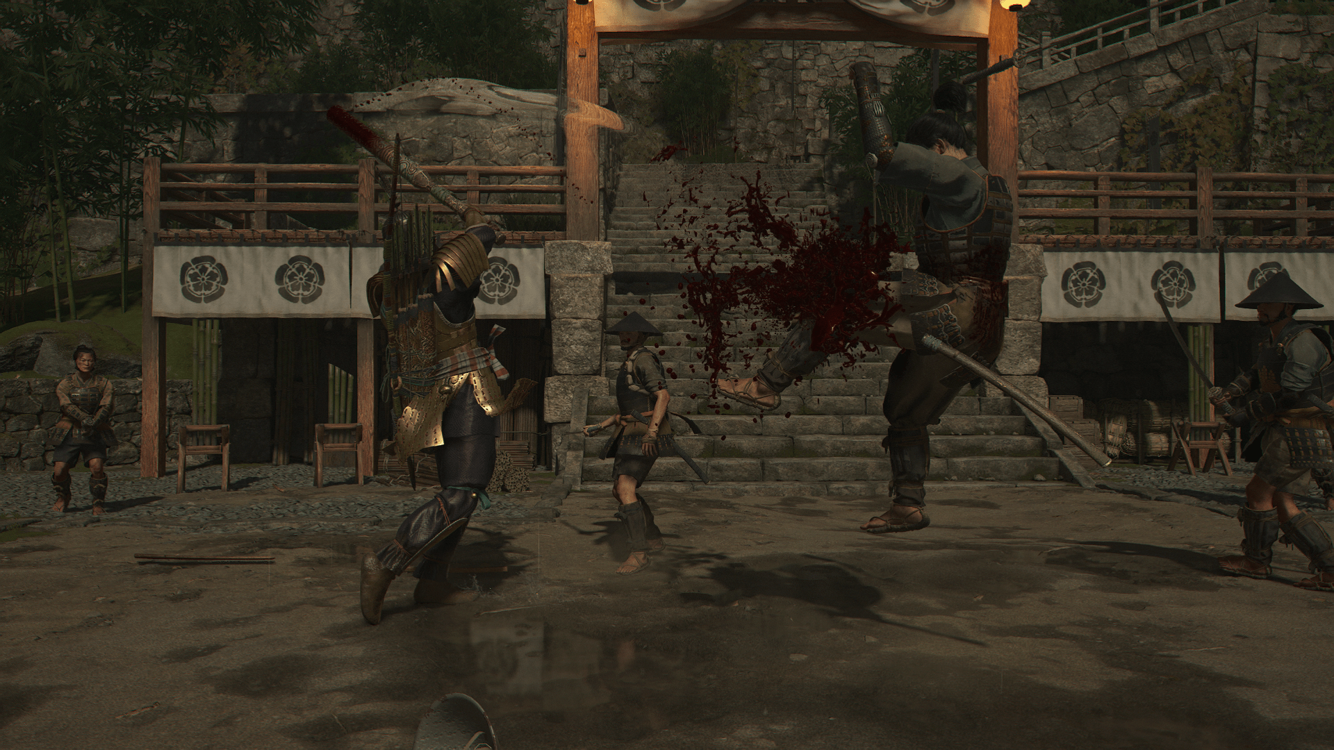 Yasuke uppercuts an enemy with a kanabo in Assassin’s Creed Shadows