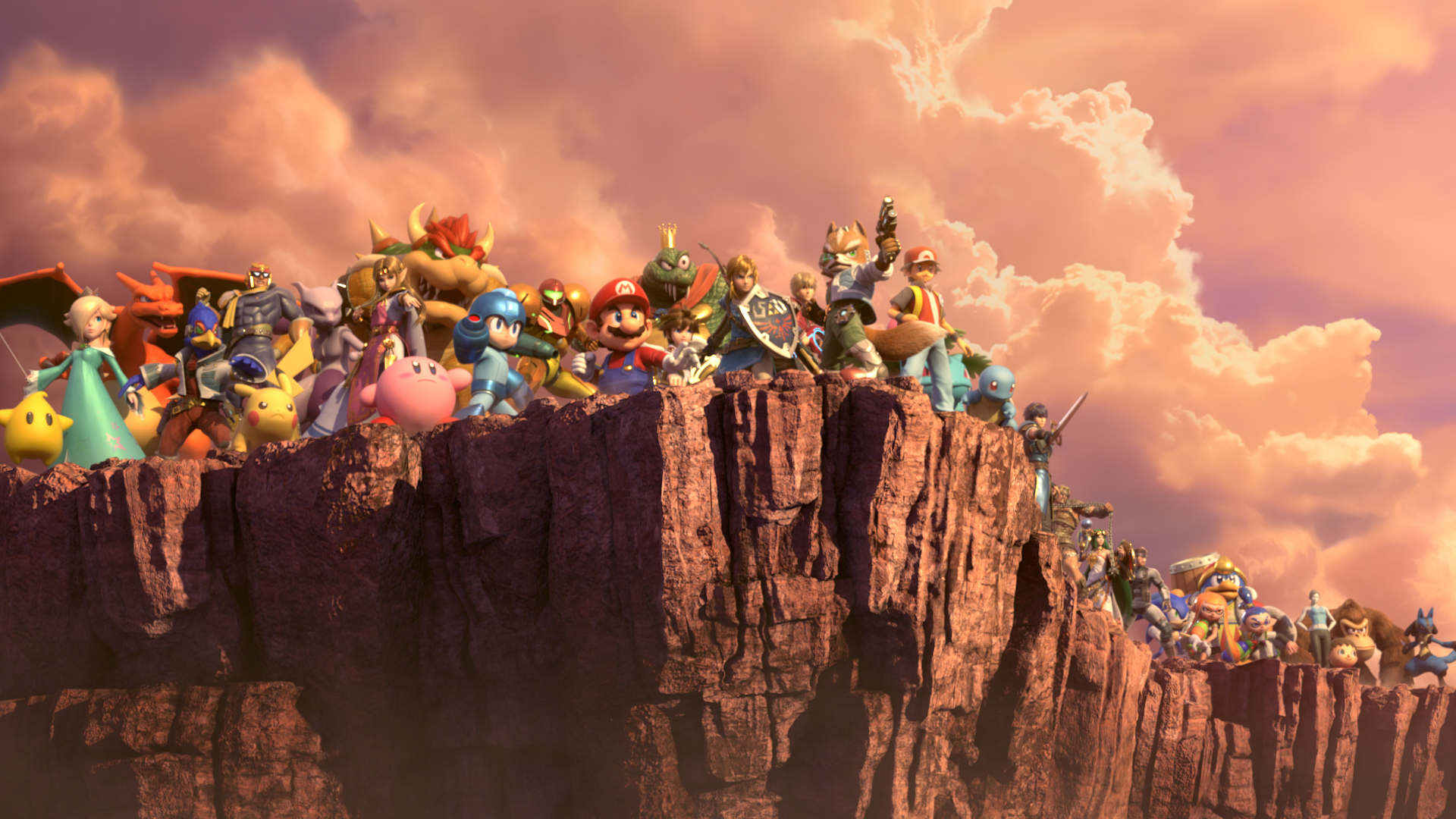 Cast of World of Light mode in Super Smash Bros. Ultimate.