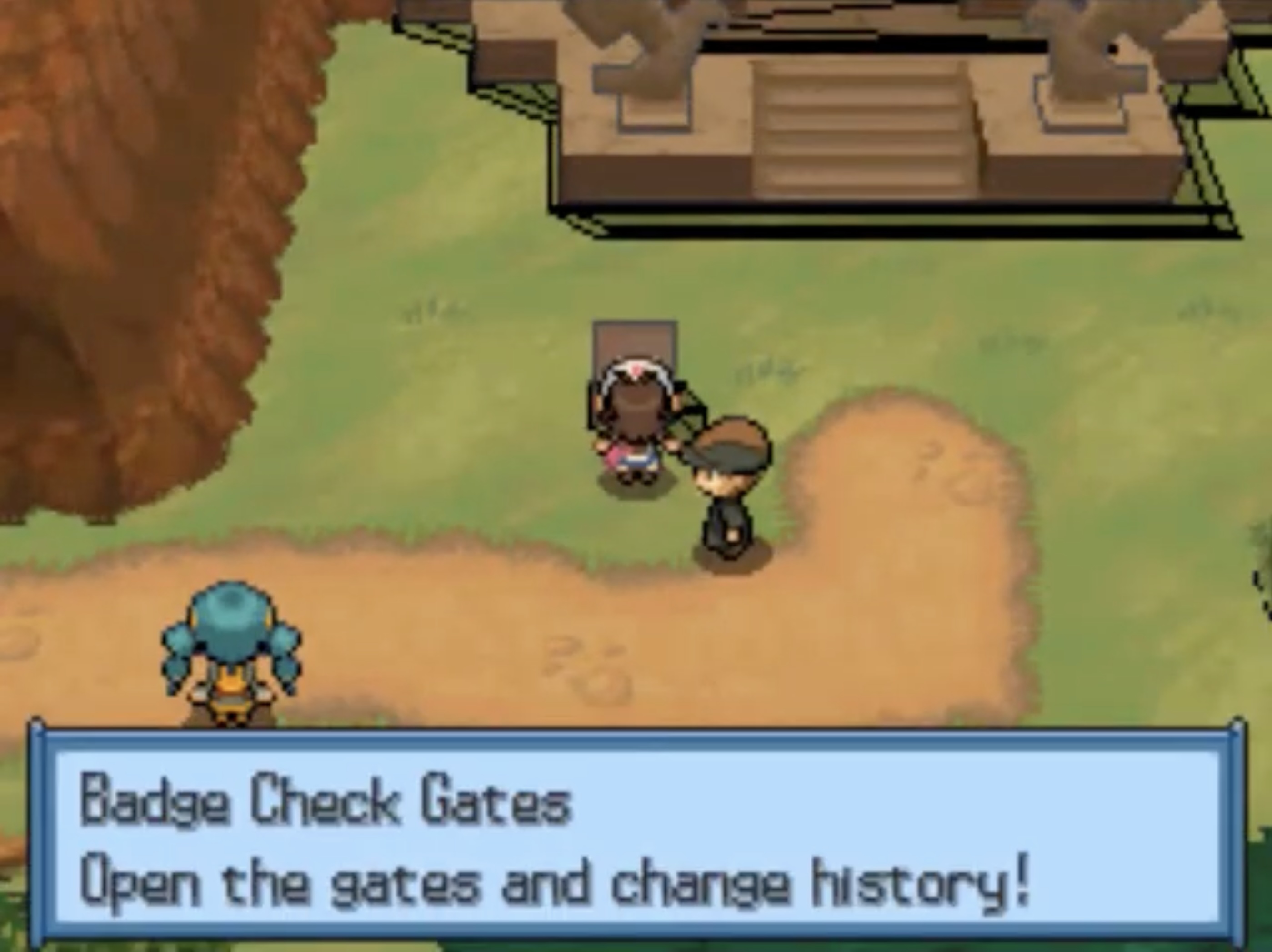 A screenshot shows route 10 in Pokémon Black & White