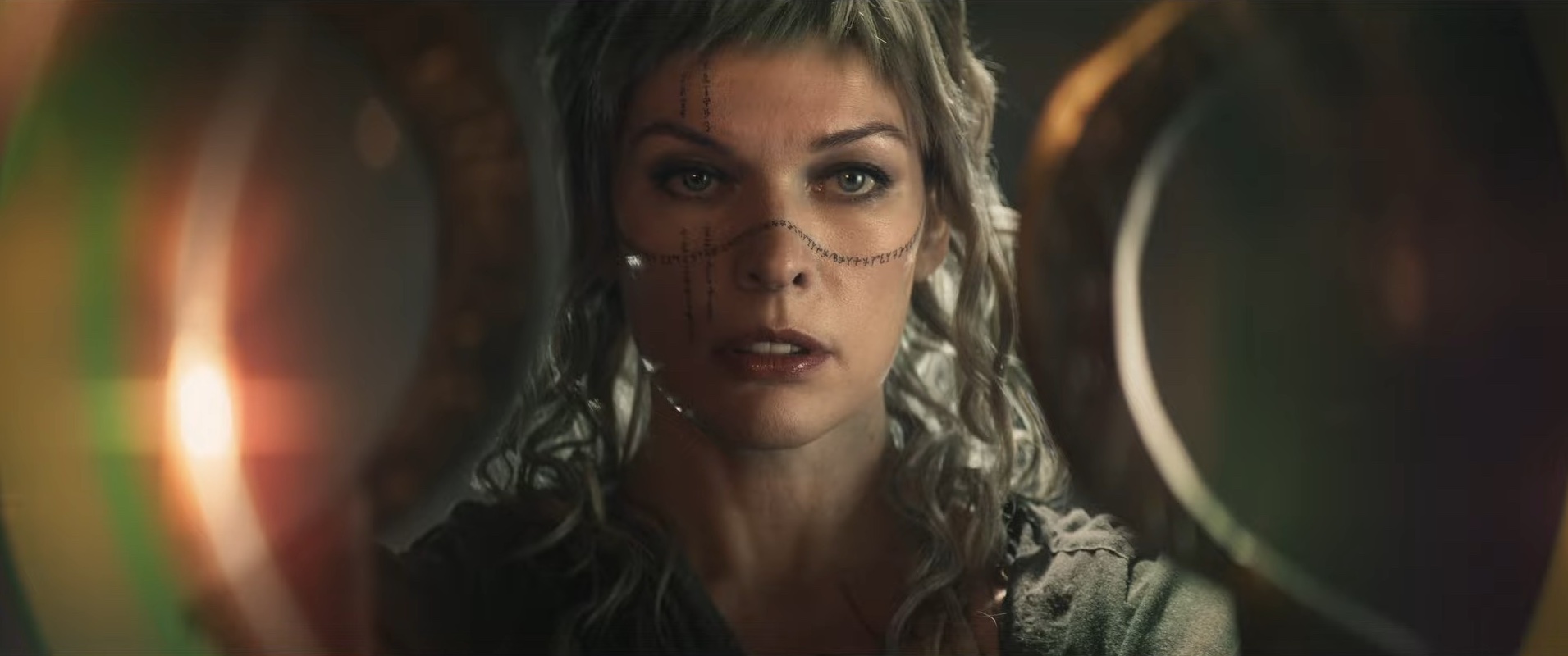Milla Jovovich as Gray Alys in a still from the movie In the Lost Lands