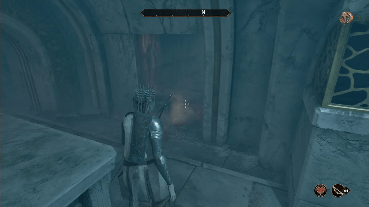 An image of secret door in Vilverin dungeon in Oblivion Remastered.
