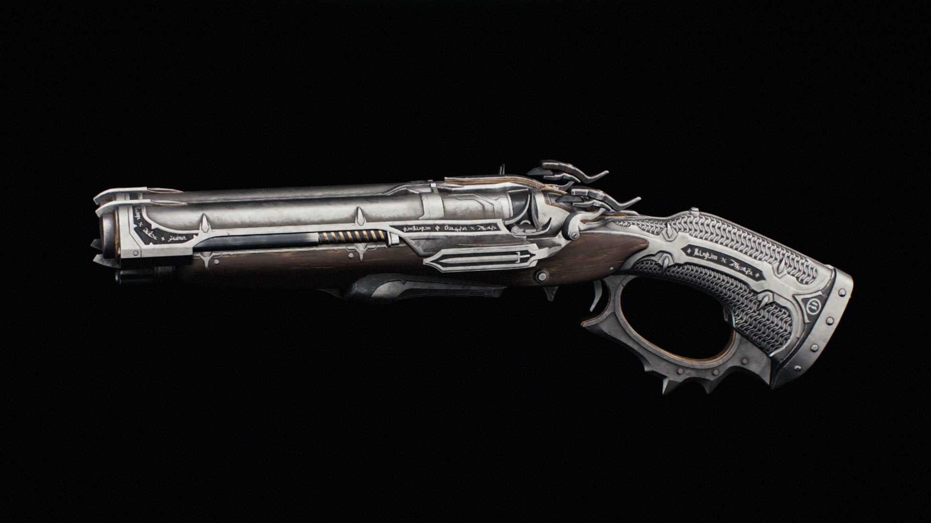 A small double-barrel shotgun that you can use in Doom: The Dark Ages. It shoots two shells at a time. Although it’s a powerful gun, it takes a lot of time to reload it.