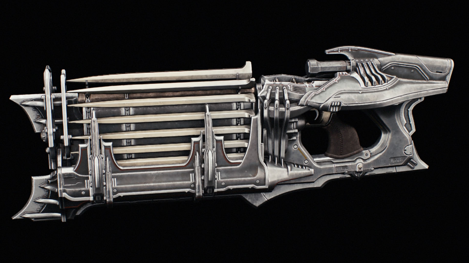 The Impaler is a weapon of precision. It shoots long spikes that are exposed in the weapon’s body. A strong weapon in Doom: The Dark Ages.
