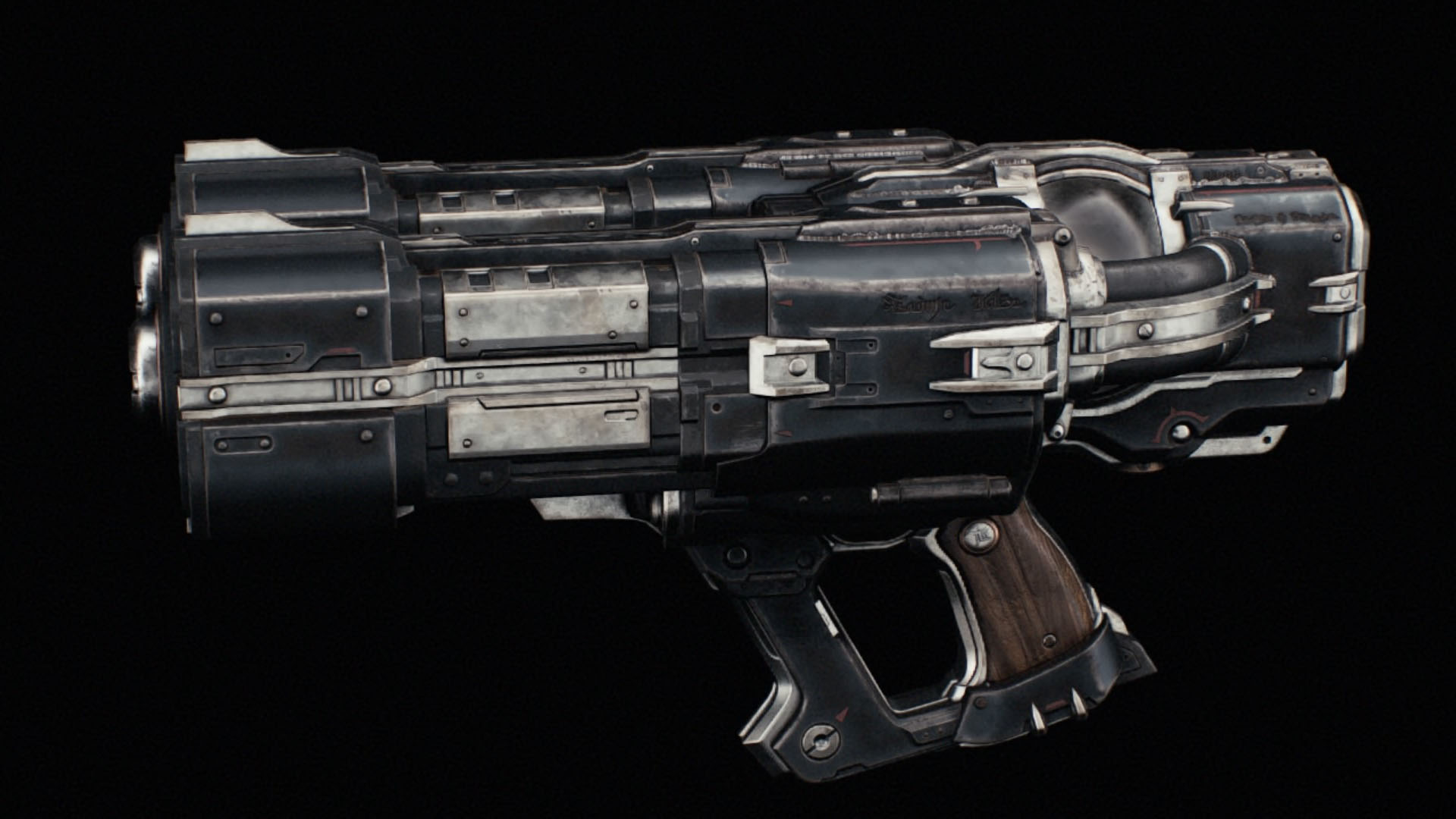 A more robust version of plasma pistol than the Accelerator, the Cycler has two barrels. When you’re using it, it opens, exposing the plasma core. A great gun to use in Doom: The Dark Ages.