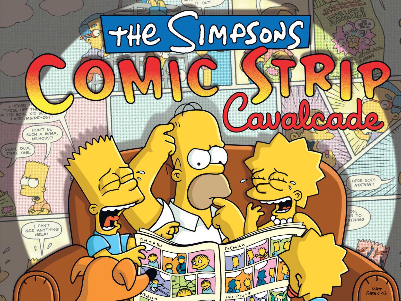 Person reading a newspaper representing the comic strip format of the late 1990s