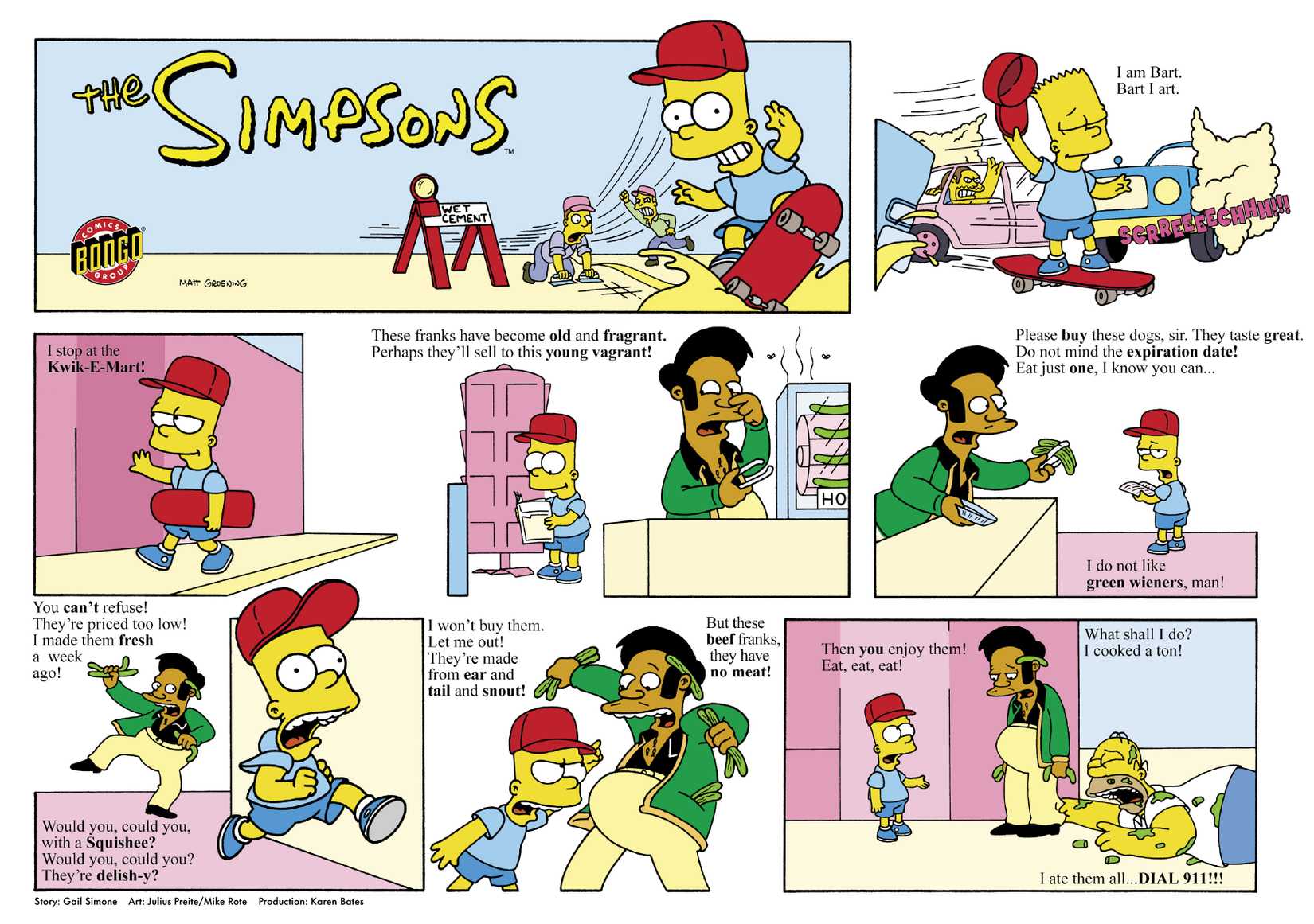 Hardcover books on a shelf representing the Abrams Books release of the comic strip collection