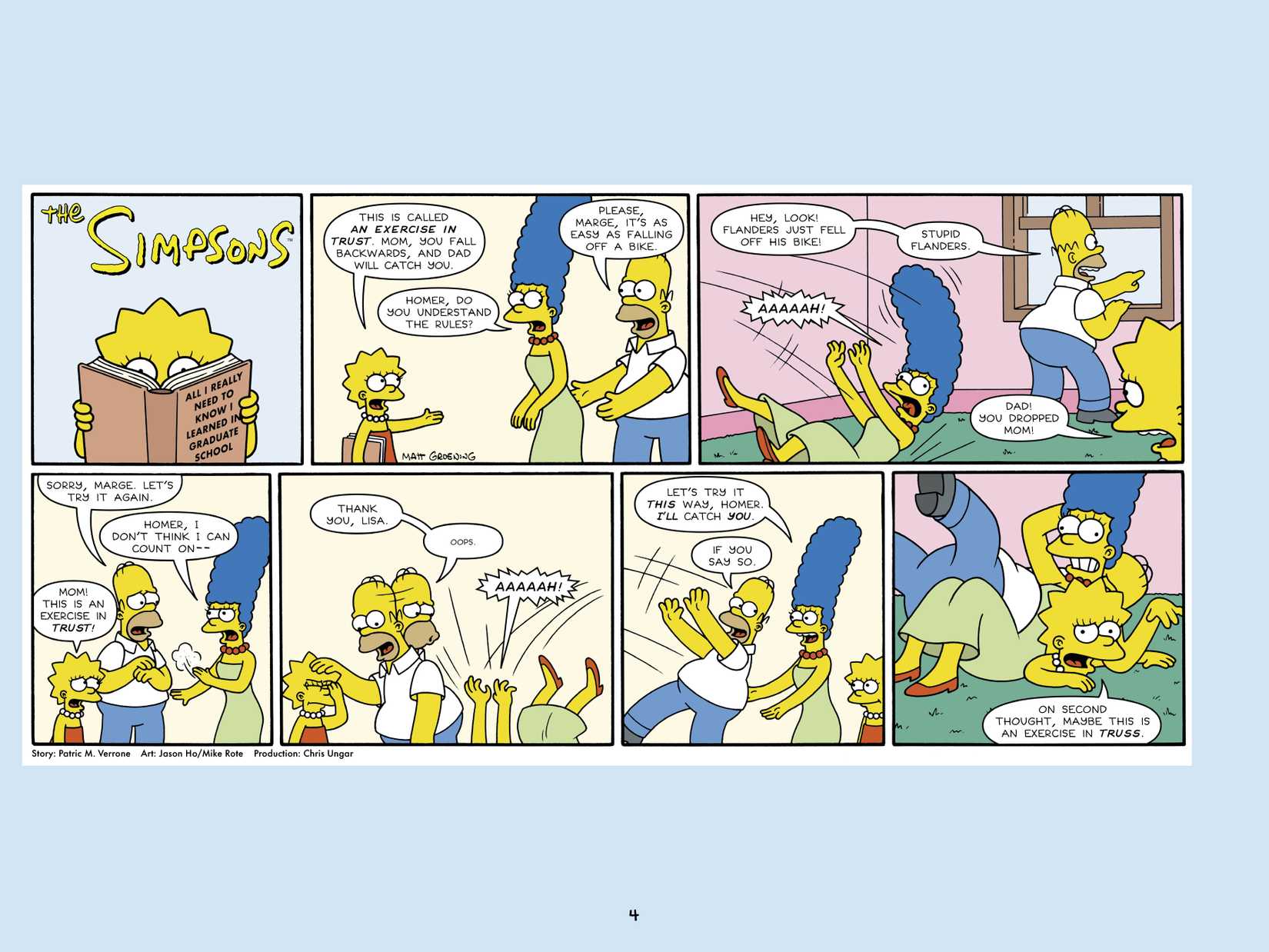 A hardcover book displayed for sale representing The Simpsons Comic Strip Cavalcade available for preorder