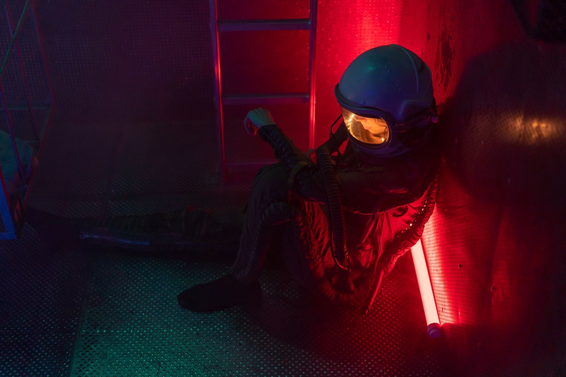 Futuristic interior space representing Space Station director customization