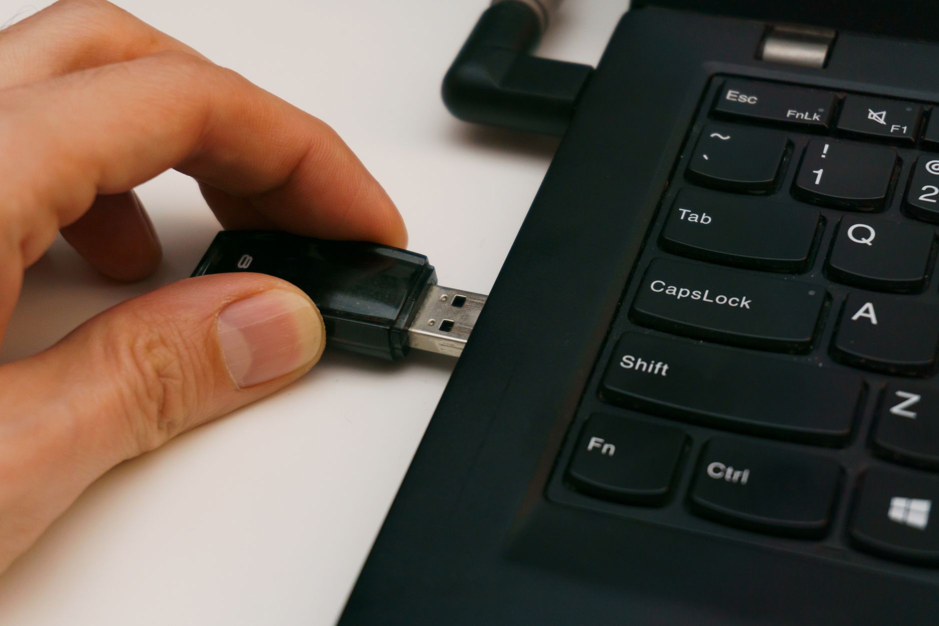 Visual representation of data being transferred between devices