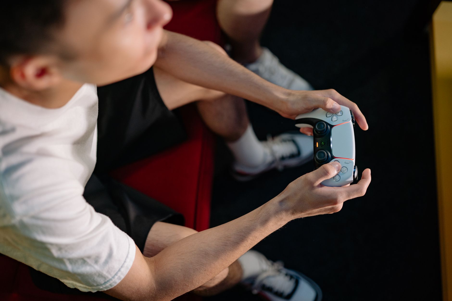 Person planning purchases on a gaming platform wishlist